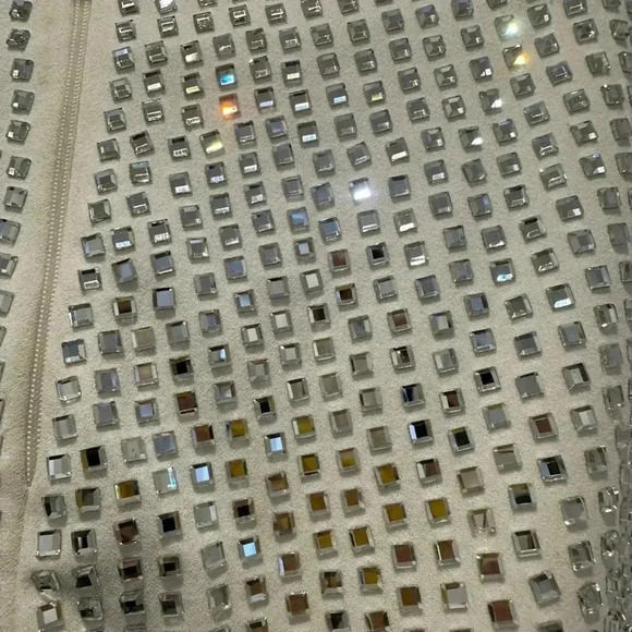 Windsor Hot Summer Crop Top and Skirt Rhinestone set - Picture 2 of 4